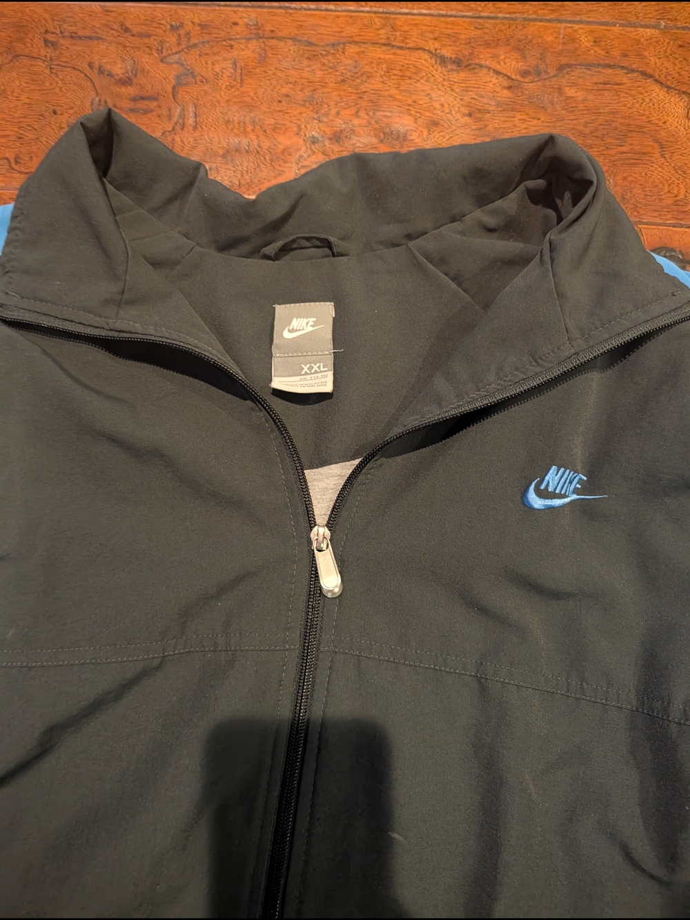 Nike Men's Black & Blue Track Jacket And Pants. Vintage 90s Y2K - Picture 8 of 11
